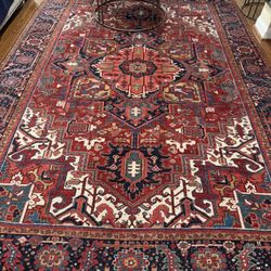 9x12 Antique (1870) Heriz Rug- Best OFFER 