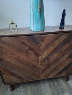 Solid Wood Cabinet With Shelves