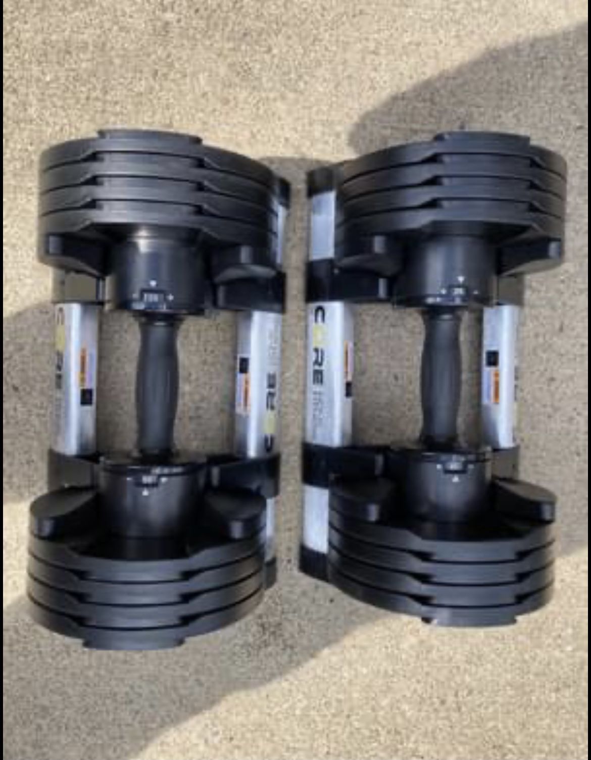NEW 5 to 50 LB Adjustable Dumbbells