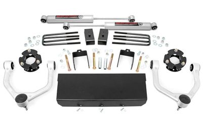 SUSPENSION  3 Inch Lift Kit Nissan Titan XD 2WD/4WD (2016-2024). Wheels + Tires + Leveling kit.  FINANC