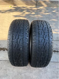 2 Bridgestone 245/65/17 Dueler A/T Revo 3 Tires