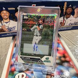 2023 Topps Joe Lampe Auto Numbered 
