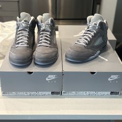 Air Jordan Wolf Grey 5's