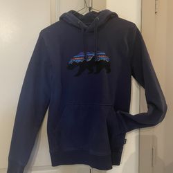 Patagonia Fitz Roy Bear Hoodie Size XS