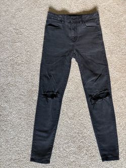 American Eagle black skinny jeans size 0 High Rise
