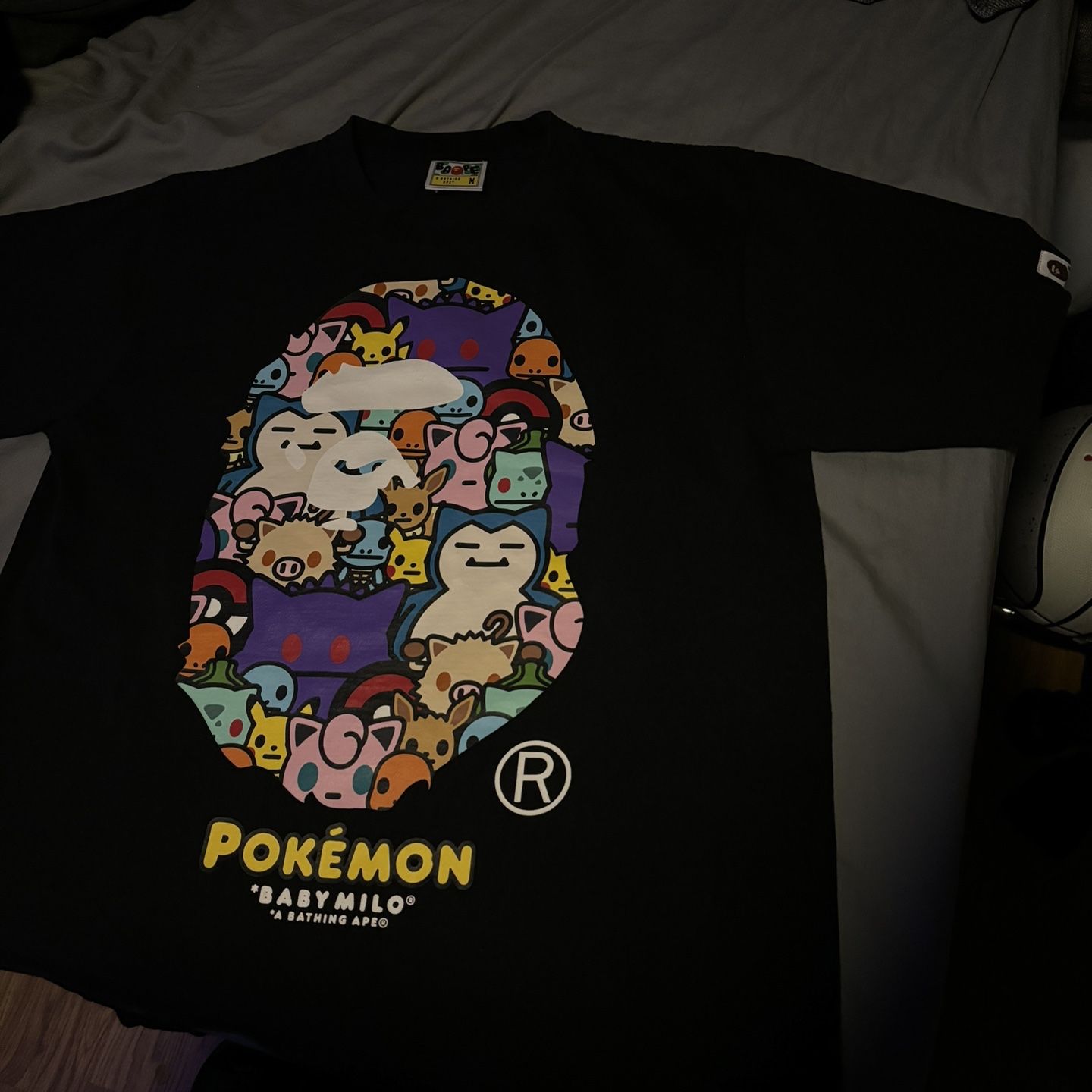 Pokémon x Bape Tee Shirt Baby Milo Pokémon #11 for Sale in Pokémon x Bape Tee Shirt Baby Milo Pokémon #11 for Sale in