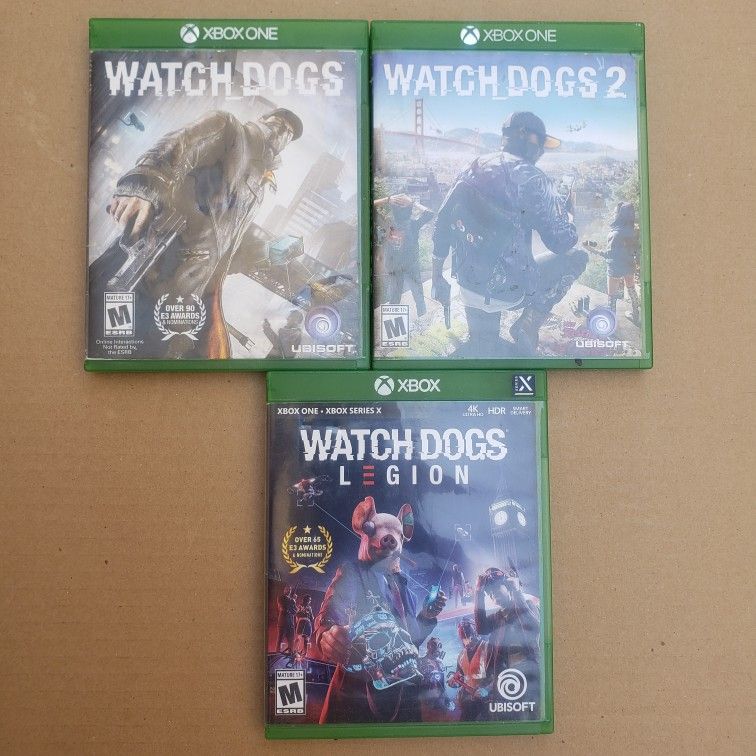 Xbox One - Watch Dog's - 3 Game's