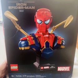 Legos Iron Spider-Man Bust #76326