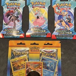 Journey Together Sleeved Booster Pack - SV09: Journey Together and Enhanced 2-Pack Blister Pack Pokemon