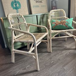 IKEA WICKER CHAIRS