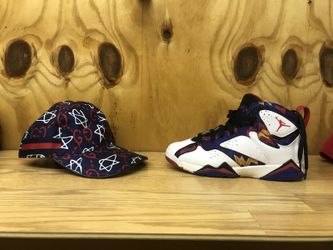 Jordans and Gucci hat