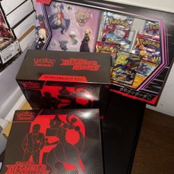 Pokemon Destined Rivals ETB & Cynthia’s Garchomp Ex Premium Collection 