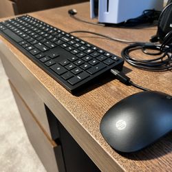 HP Wired Mouse & Keyboard Combo