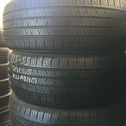 Set Of Kumho 215/55R17 Tires