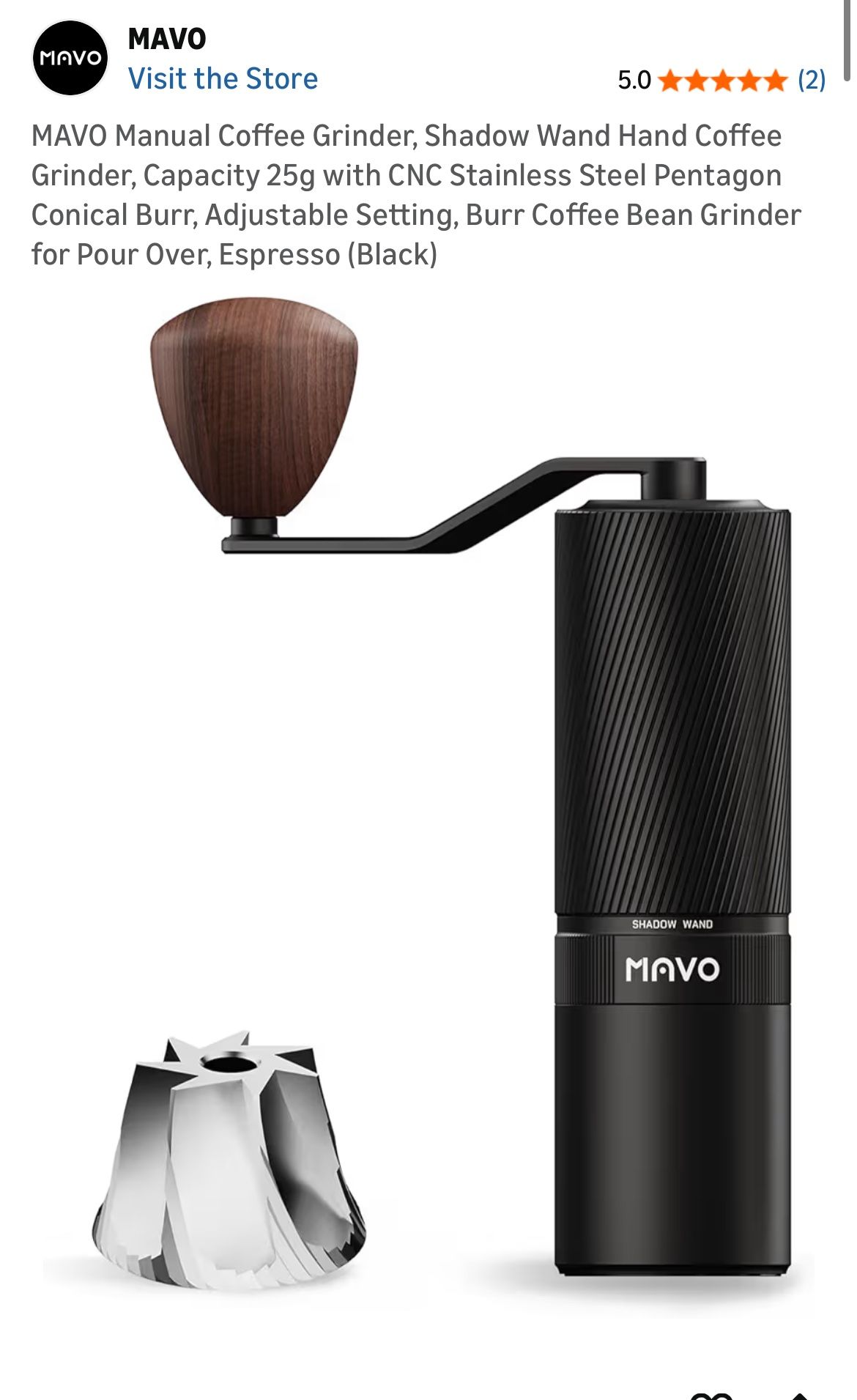 BRAND NEW MANUAL COFFEE GRINDER!