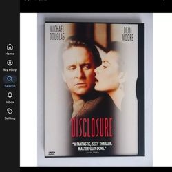DISCLOSURE - Michael Douglas Demi Moore DVD New And Sealed Snap Case