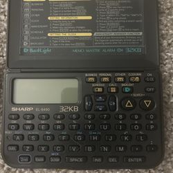 Sharp EL-6490 32KB Memo Master Organizer, a