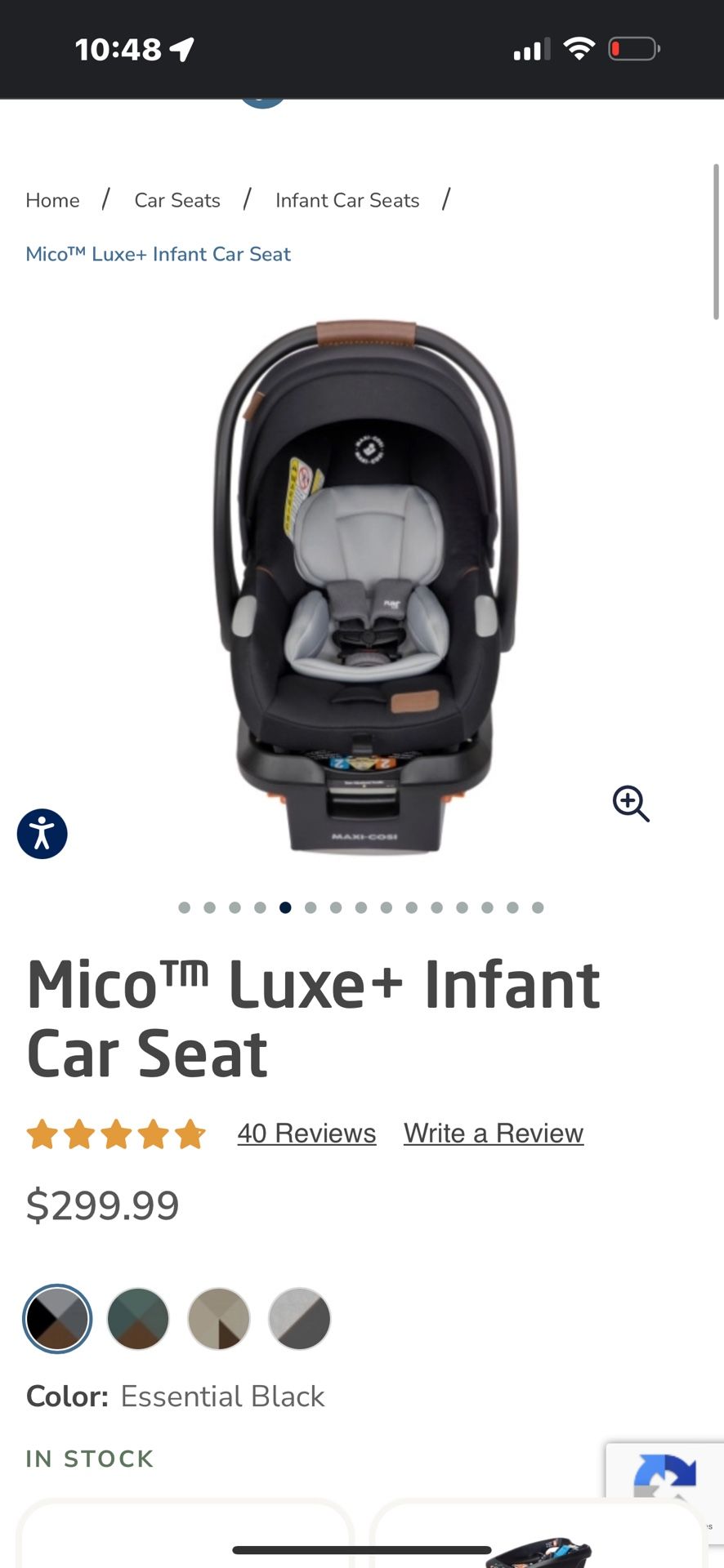 Car seat Maxi Cosi Mico Luxe