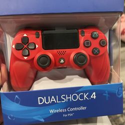 Red PS4 Controller 