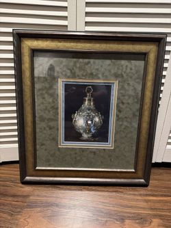 Large Framed Art Print – Ornate Vase Still Life