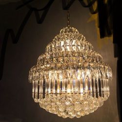 Brand New Crystal Chandelier Medium Size Chandelier