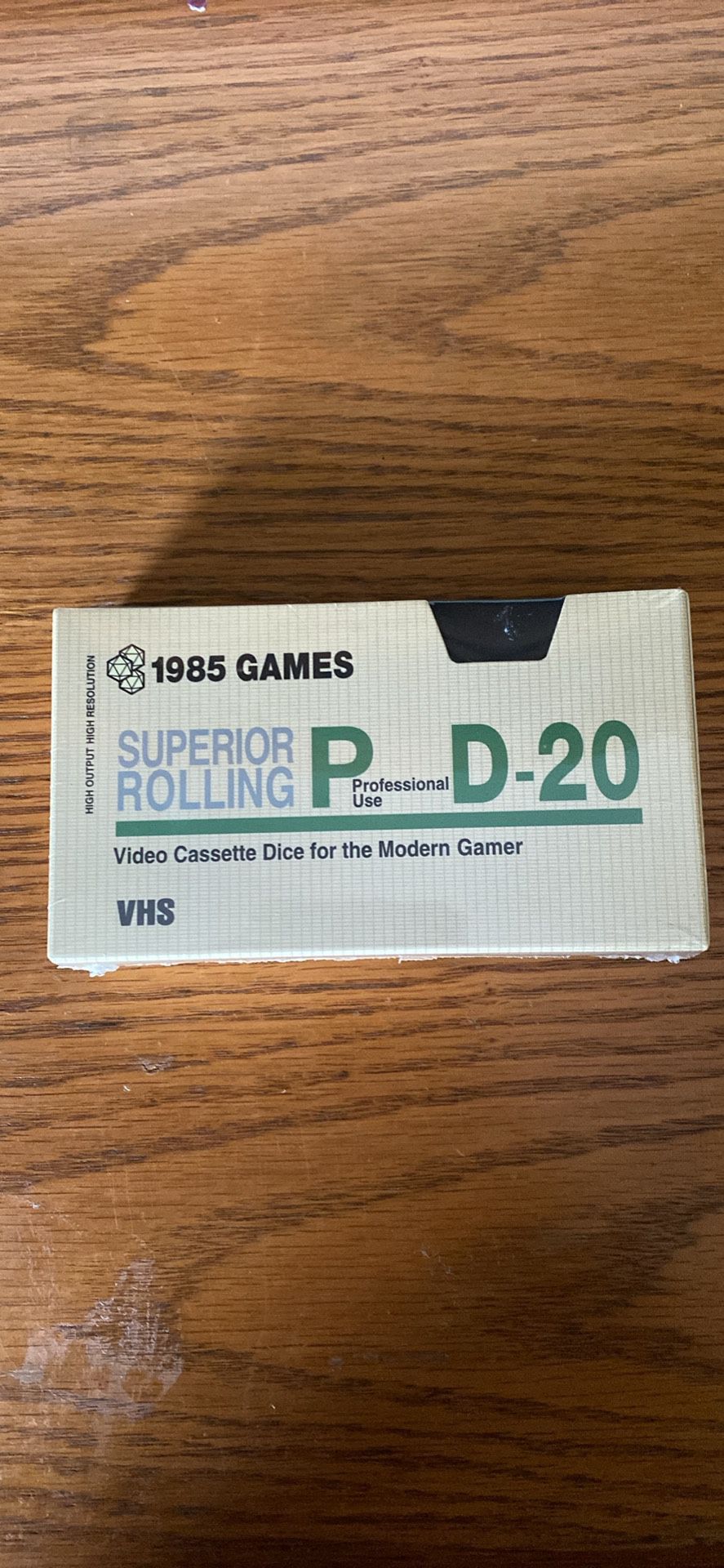 D-20 Dice Set (1985 Games VHS) $30 EACH
