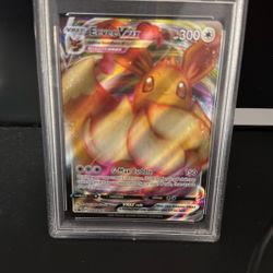 Pokemon Card Eevee Vmax Psa 10 Swsh087