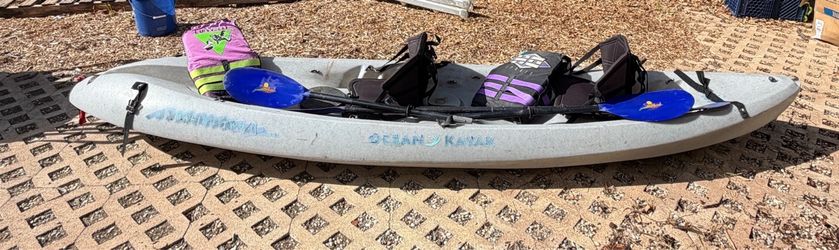 Malibu two ocean kayak.