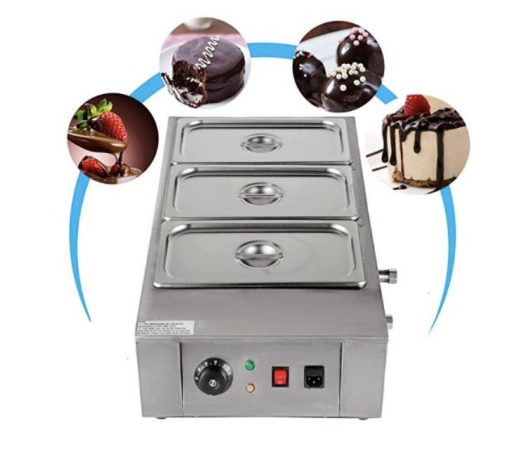 VEVOR 26.5 Lbs Chocolate Tempering Machine, Chocolate Melting Machine with Temperature Control (0~80℃/32~176℉),1000W Electric Commercial Food Warmer F