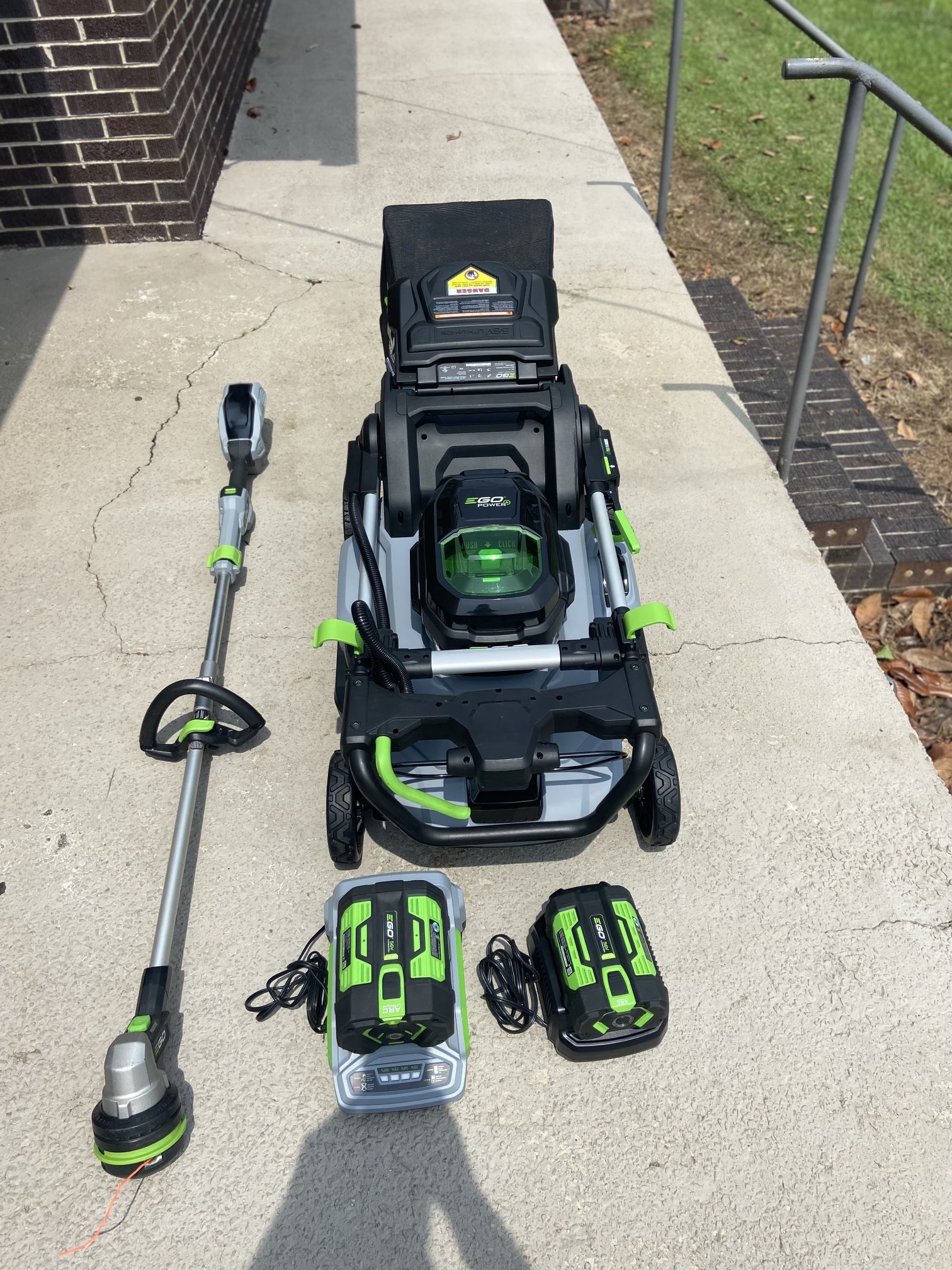 EGO Electric Lawn Mover And Weed eater 