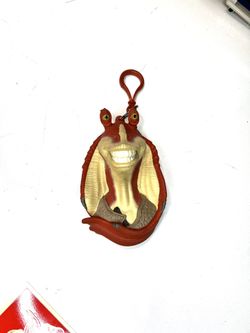 Star Wars 1999 Jar Jar Treasure Keeper Keychain