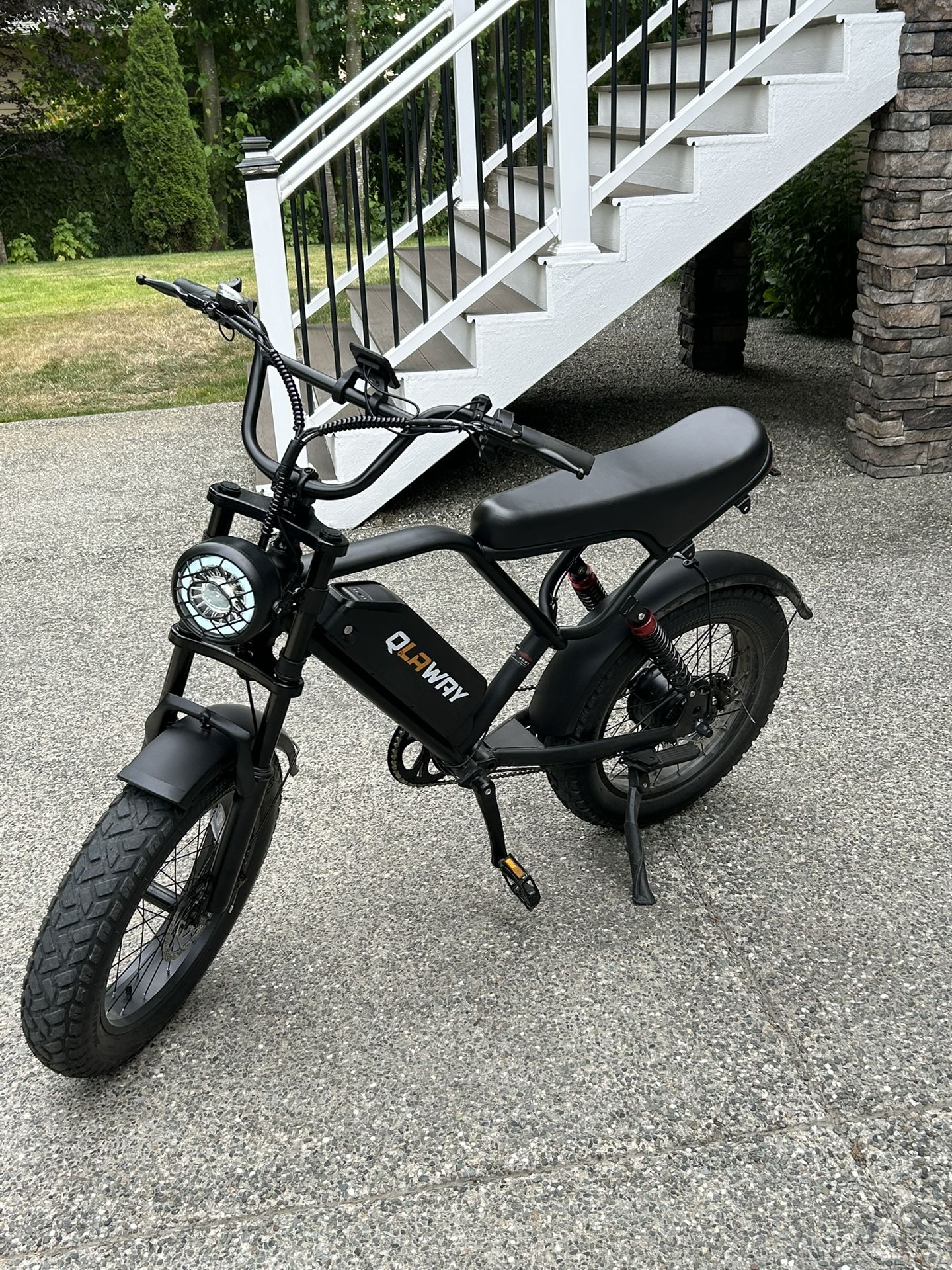 QLAWAY Fat Tire Electric Bike