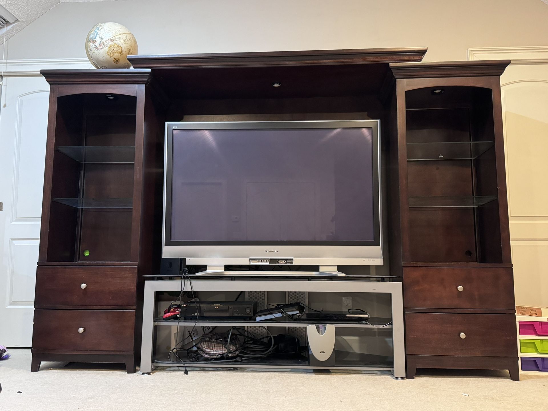 Entertainment Center With TV