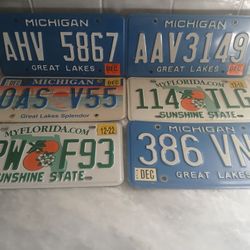 Vintage License Plates