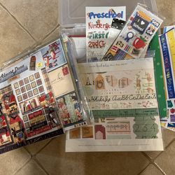 School themed scrapbook supplies
