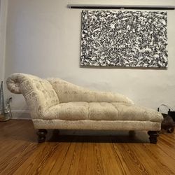 Victorian Chaise Lounge Couch (antique)