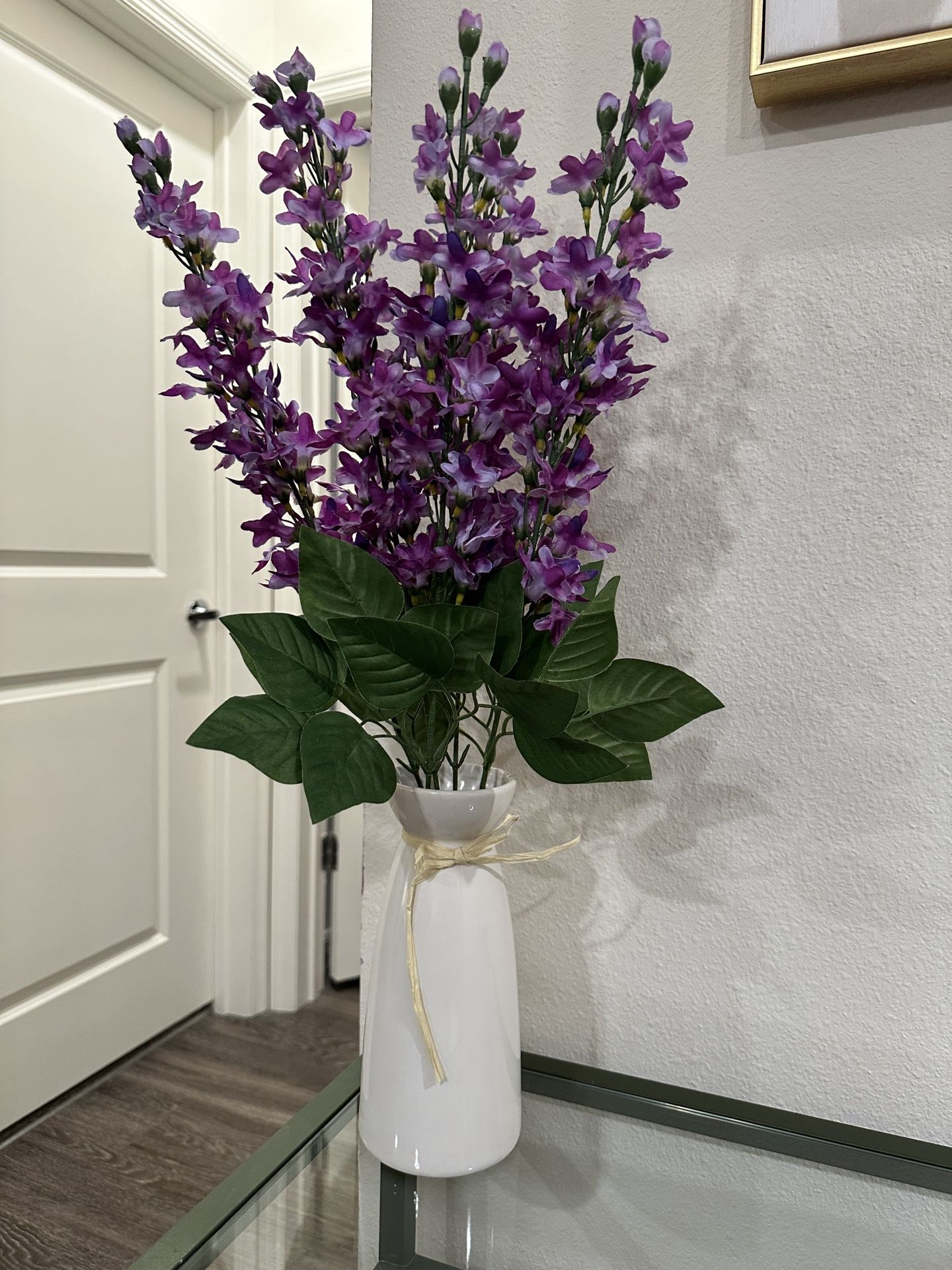 Delphinium Faux Plant
