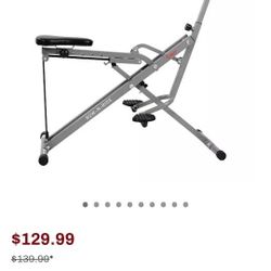 Sunny Health & Fitness Silver Row-N-Ride Exerciser 