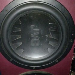  2 X JVC  SUBWOOFER 1500 Watts 