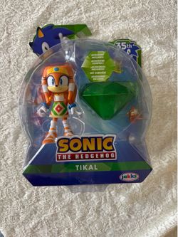 Jakks Pacific TIKAL with Master Emerald 35th Anniversary Sonic The Hedgehog 4 In