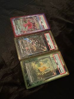 Psa 10 Gengar , pikachu ex,  giratina V alt