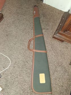 Browning 50" Lona Canvas Leather Shotgun Case