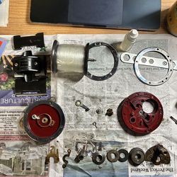 Servicing fishing reels