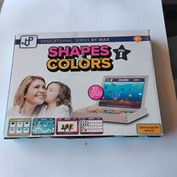 KIDS PUZZLE BOARDS SHAPES AND COLORS Blue Box 