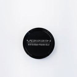 Vossen Hybrid Forged Center Cap Gloss Black With Gunmetal Lettering OD 63mm