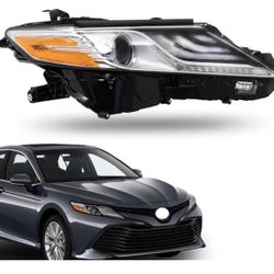 HEADLIGHT ASSEMBLY REPLACEMENT FOR TOYOTA CAMRY XLE/XSE HEADLIGHTS 2018-2020 RH SET PASSENGER SIDE  REEMPLAZO DEL CONJUNTO DE FAROS DELANTEROS PARA TO