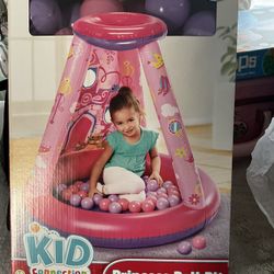 Kid Connection 37.5” Princess Ball Pit  with 30 Soft - Touch Balls
