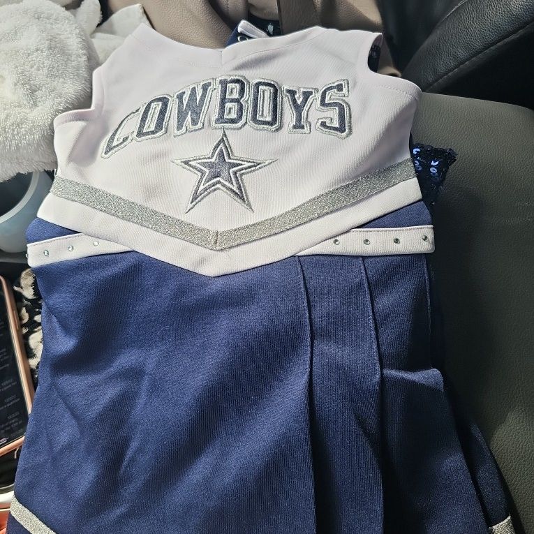 2t Girls Dallas Cowboy Cheerleader Outfit for Sale in Corpus Christi, TX -  OfferUp