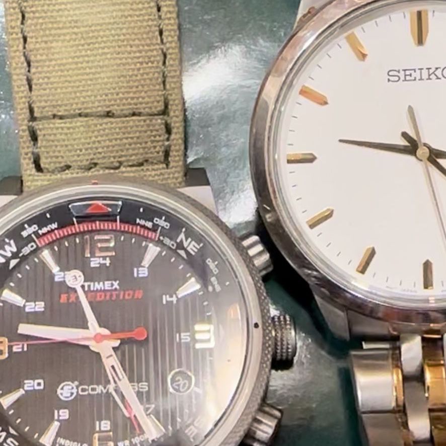 SEIKO AND TIMEX EXPEDITION WATCHES