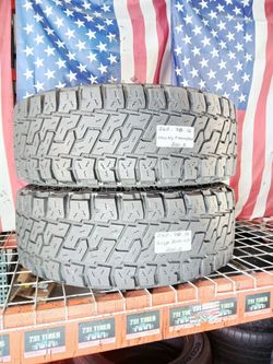 ✅ 2 USED TIRES LT265/70R16 MICKY THOMPSON ALL TERRAIN 265 70 16